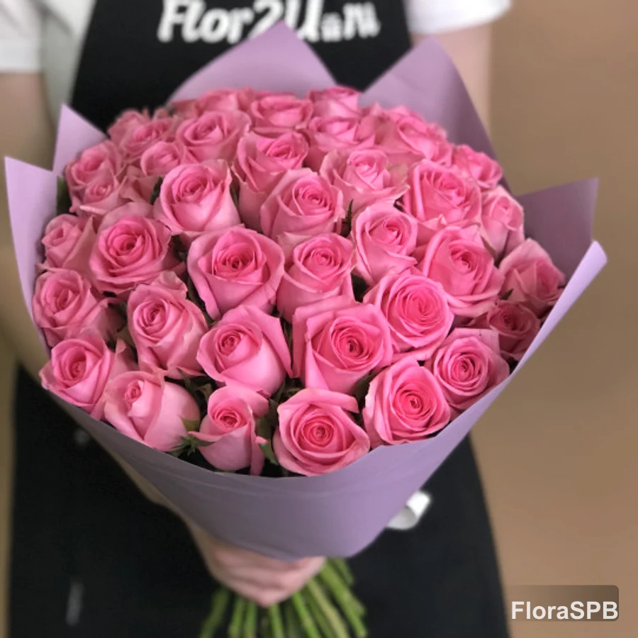 Букет «из 41 розовой роза 40 см»